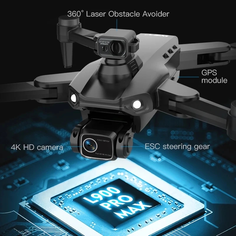 L900 Pro MAX GPS Drone 4K Prof - Rc Helicopter Electric บทวิจารณ์และราคา