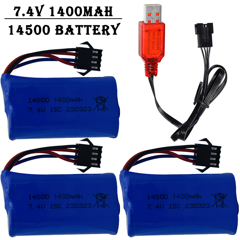 7.4V 1400mAh 14500 lithium-ion - Rc Helicopter Parts บทวิจารณ์และราคา