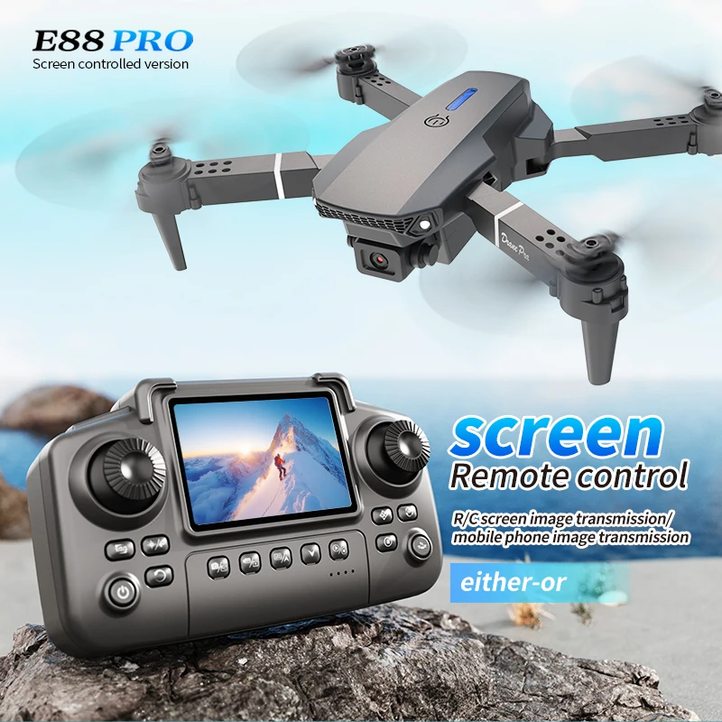 Professional E88 PRO Drone wit - Rc Helicopter Electric บทวิจารณ์และราคา