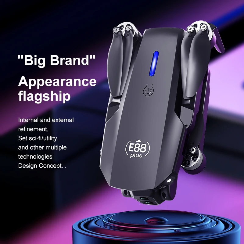 New E88 Plus Quadcopter Drone: - Rc Helicopter Electric บทวิจารณ์และราคา