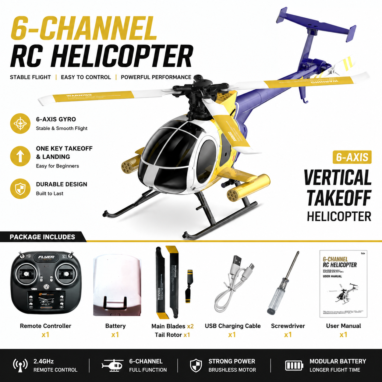 K300 6CH RC Helicopter Brushle - Rc Helicopter Large บทวิจารณ์และราคา