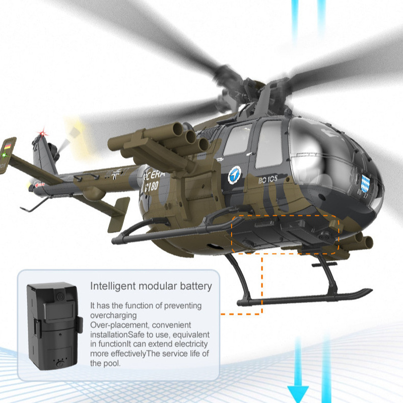 Rcera Rc Helicopter Bo105 C180 - Rc Helicopter Single Rotor บทวิจารณ์และราคา