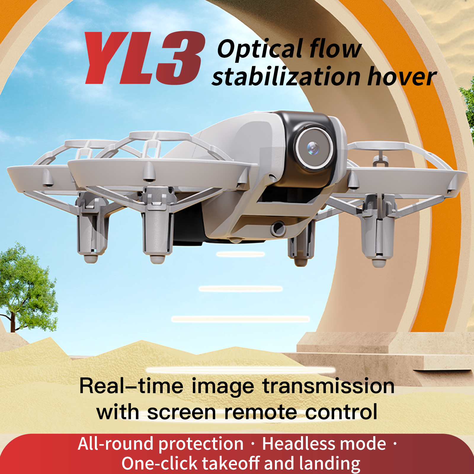 YL3 Remote-Controlled Drone wi - Rc Helicopter Case บทวิจารณ์และราคา