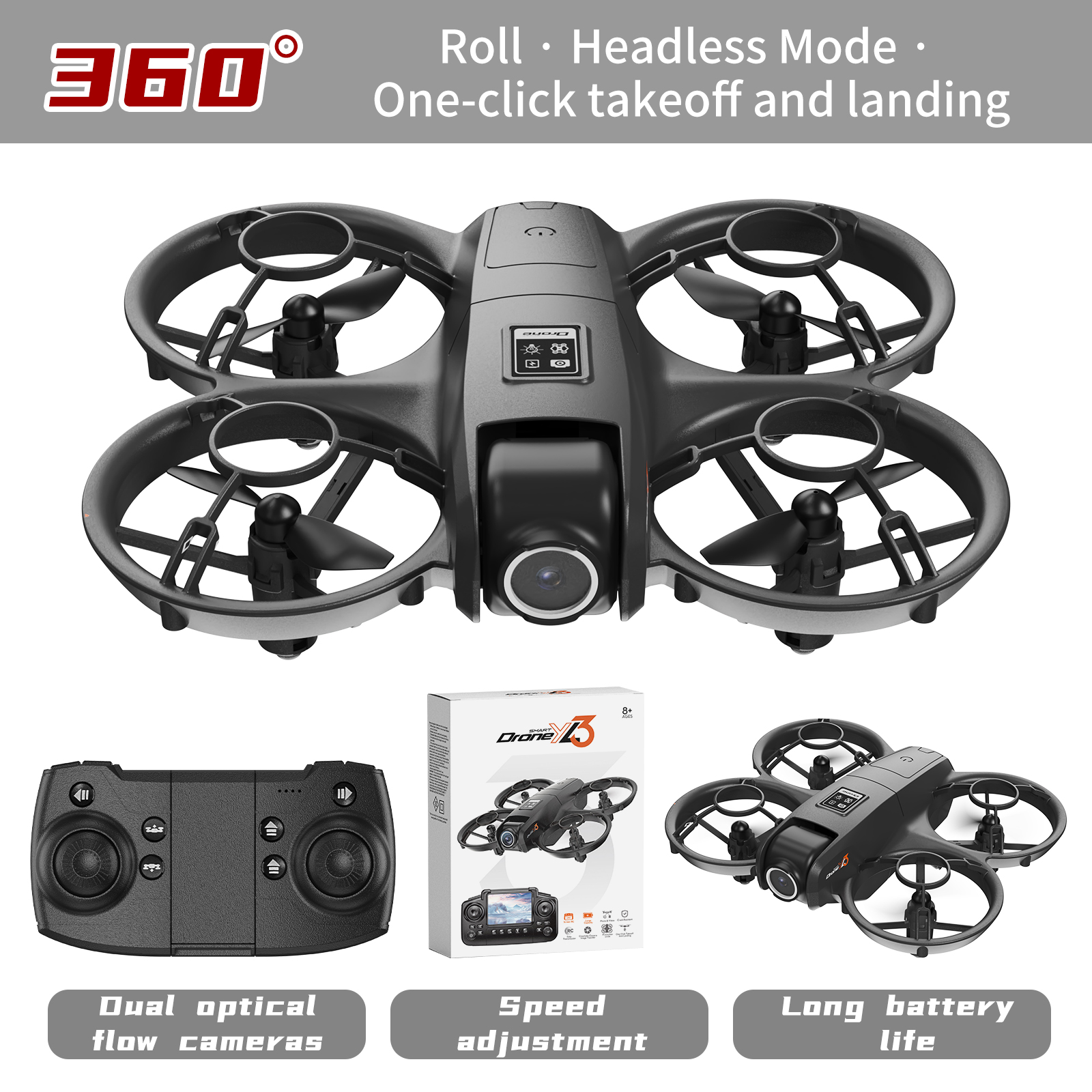 YL3 Remote-Controlled Drone wi - Rc Helicopter Case บทวิจารณ์และราคา