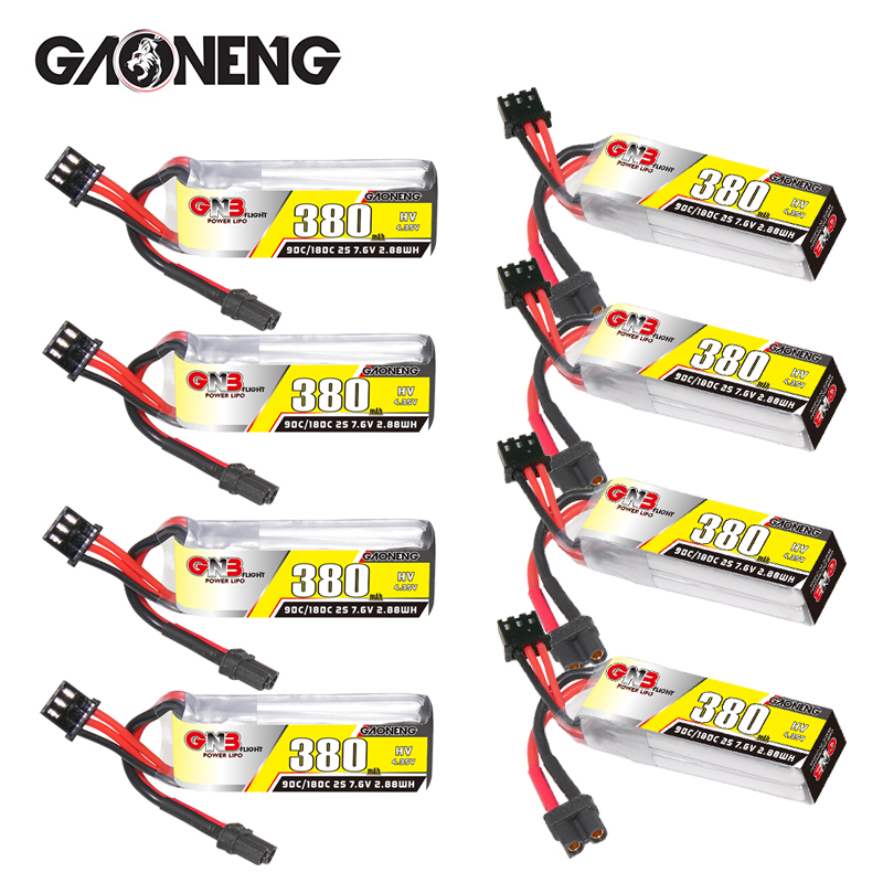 GNB 2S 7.6V 380mAh 90C/180C Li - Rc Helicopter Coaxial บทวิจารณ์และราคา