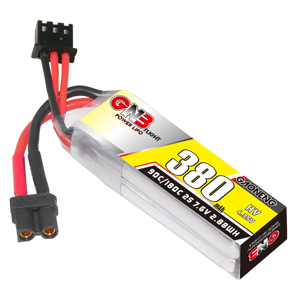 GNB 2S 7.6V 380mAh 90C/180C Li - Rc Helicopter Coaxial บทวิจารณ์และราคา