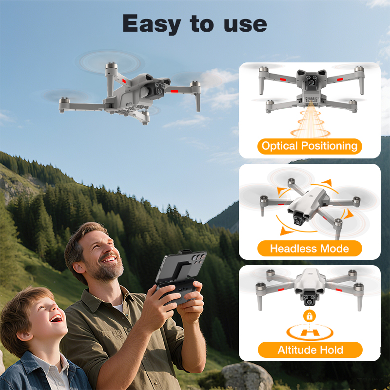 NEW Hot L017 Pro Drone Brushle - Rc Helicopter Electric บทวิจารณ์และราคา