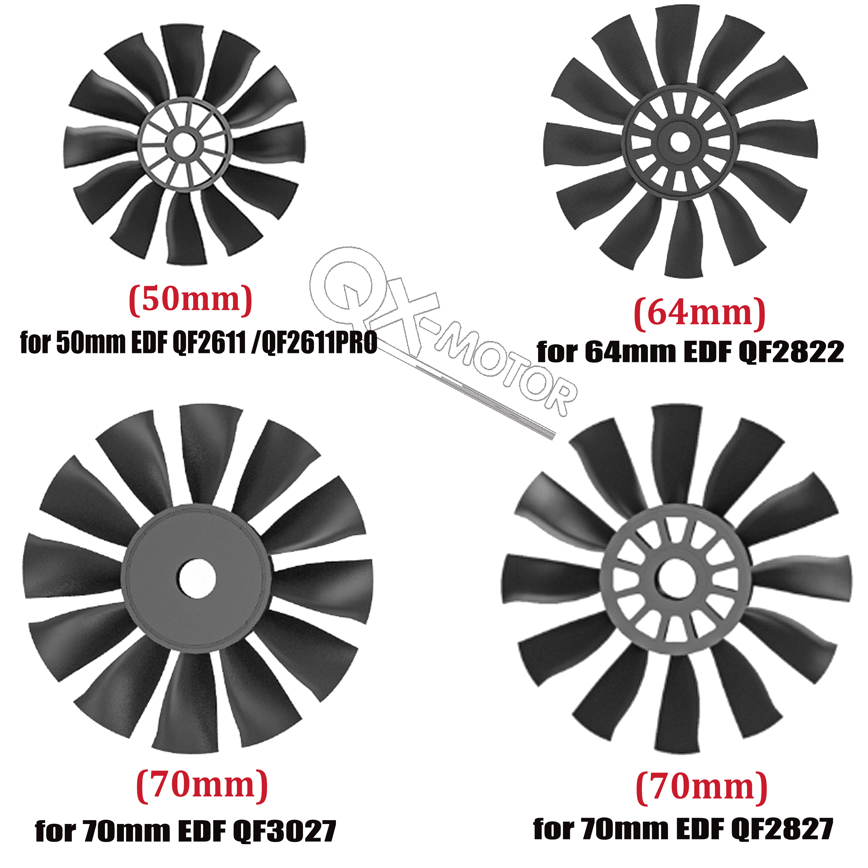 30MM /50MM /64MM / 70mm Variou - Rc Helicopter Blade บทวิจารณ์และราคา