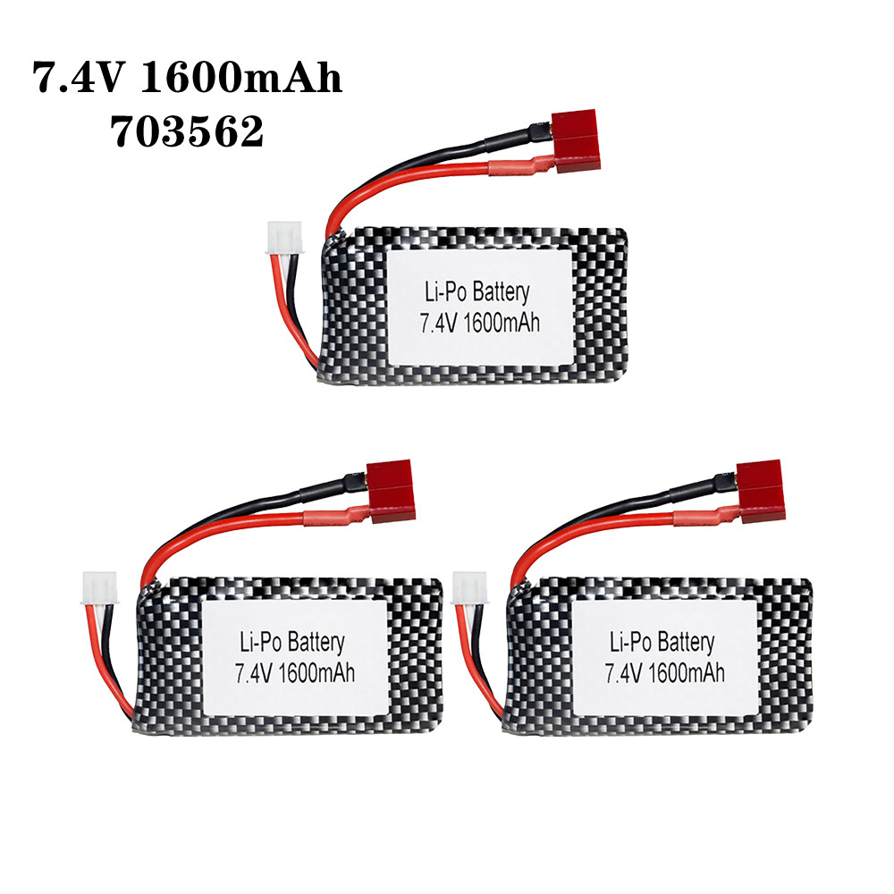 1/2/3pcs/Lot 7.4v 1600mah 7035 - Rc Helicopter Coaxial บทวิจารณ์และราคา
